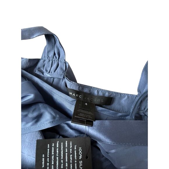 NEW Marc Jacobs Ophelia Slip Silk Midi Dress size 4 Sleeveless $358 - Picture 4 of 12